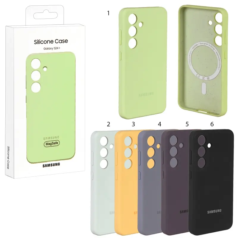 Чехол для Samsung S24 Plus Silicone Case c MagSafe