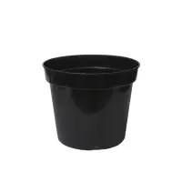 Горшок для рассады, 20 л, d=38 см, h=25 см, чёрный, Greengo