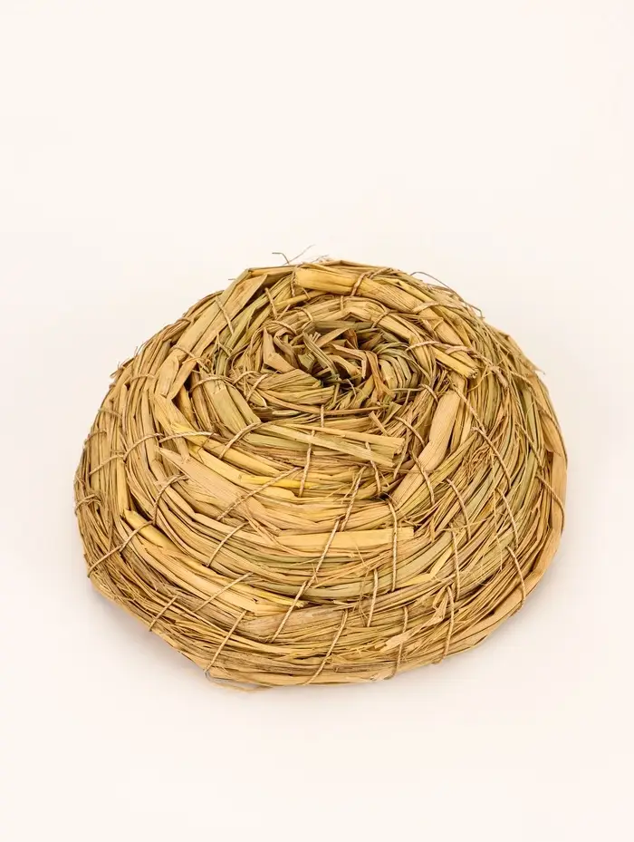 Гнездо для птиц плетёное из соломы, 13,5 х 5 см