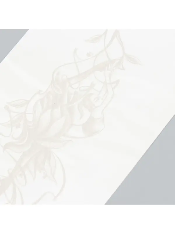 Переводная тату на тело синяя «Балерина», 18×11 см