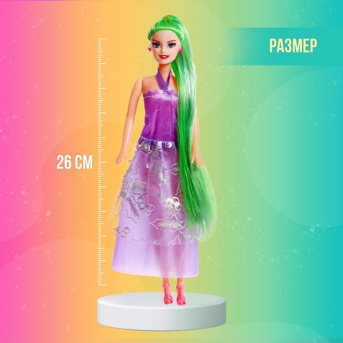 Кукла-модель «Оля» с аксессуарами, МИКС