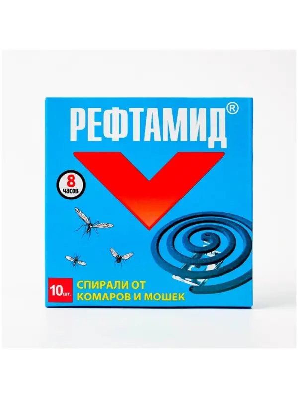 Спирали от комаров &laquo;Рефтамид&raquo;, 10 шт.