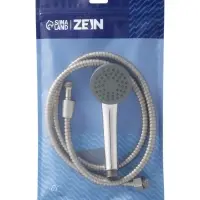 Набор для душа ZEIN Z0201, шланг 150 см, гайки пластик, лейка 1 режим