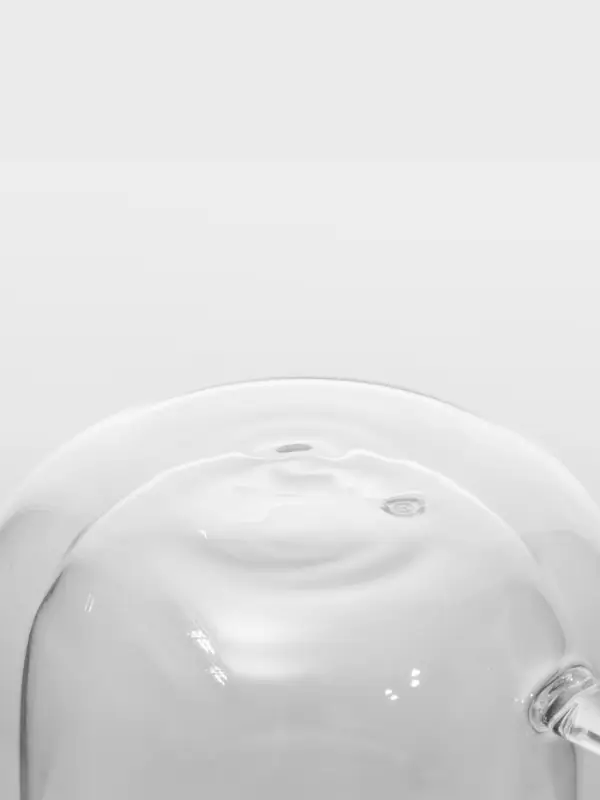 Кружка с двойными стенками Magistro &laquo;Адель&raquo;, 400 мл, стекло, прозрачная