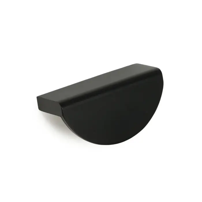 Ручка-скоба CAPPIO H001BL полукруглая, алюминий, L=50 мм, м/о 32 мм, цвет чёрный