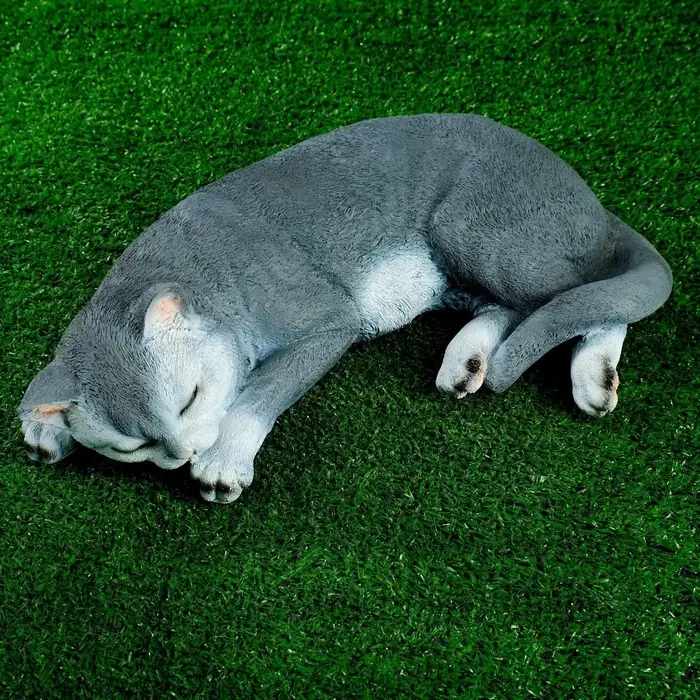 Садовая фигура из полистоуна &laquo;Кот Кузя&raquo;, 13&times;24&times;40 см