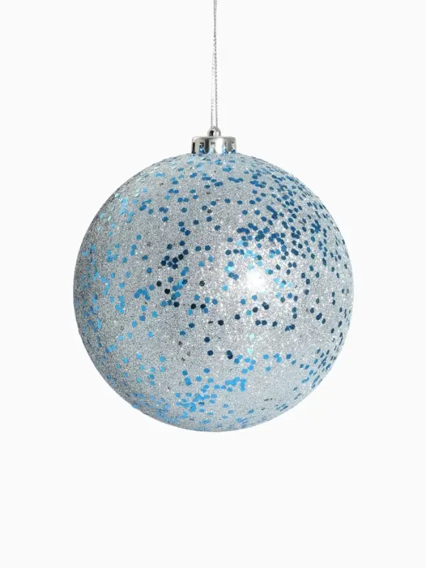 Ёлочный шар &laquo;Мега&raquo;, d=15 см, гигант, серебристо-голубой