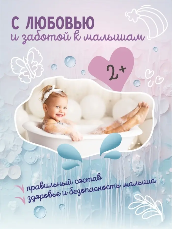 Гель для интимной гигиены детский AQA baby KIDS, 250 мл