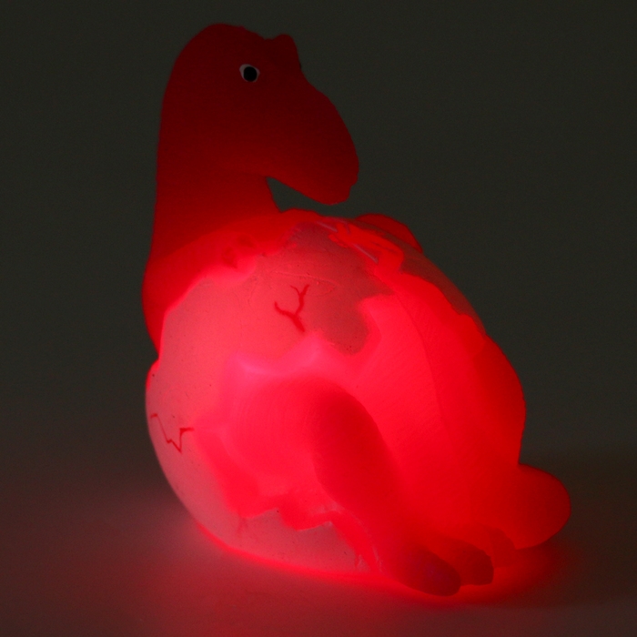 Мяч детский резиновый ёжка световой «Динозаврик», цвета МИКС , в шоубоксе Мяч детский резиновый ёжка световой «Динозаврик», цвета МИКС , в шоубоксе