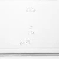 Ёмкость для хранения сыпучих продуктов IDEA &laquo;Степ&raquo;, 1.1 л, 16&times;10&times;9.5 см, пластик, крышка белая