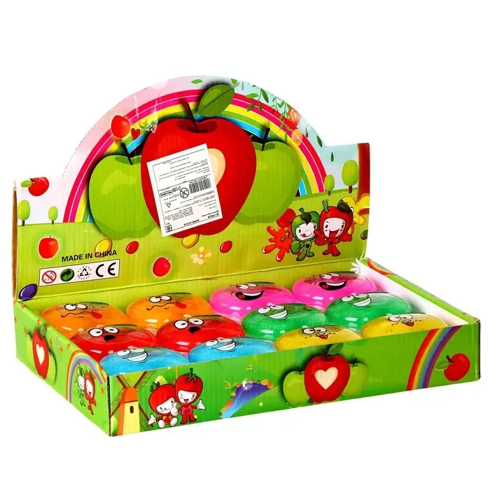 Лизун - слайм «Яблоко», цвета МИКС Лизун - слайм «Яблоко», цвета МИКС