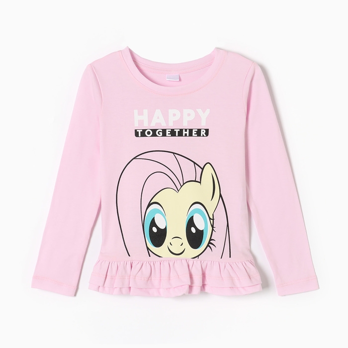 Футболка с длинным рукавом "Happy together", My Little Pony, рост 122-128