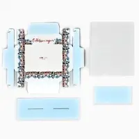 Коробка под 6 конфет новогодняя с ячейками &laquo;Снежный городок&raquo;, 10&times;14.5&times;3 см