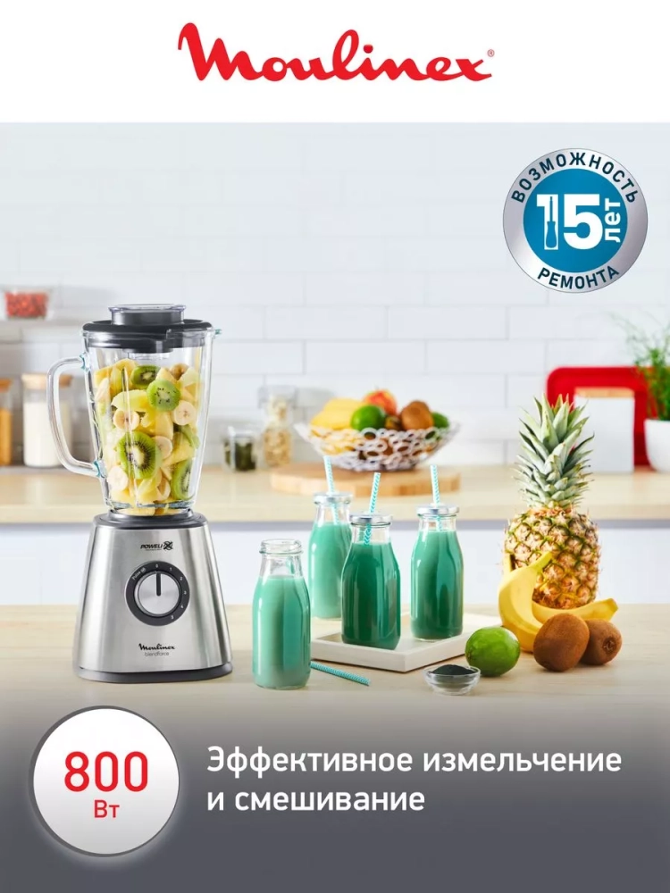 Стационарный блендер Blendforce 2 LM439D10, 800 Вт, стальной