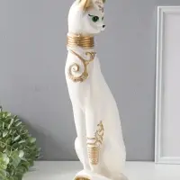Копилка для денег &laquo;Кошка Маркиза с обручем&raquo;, белая, 48&times;18&times;15 см