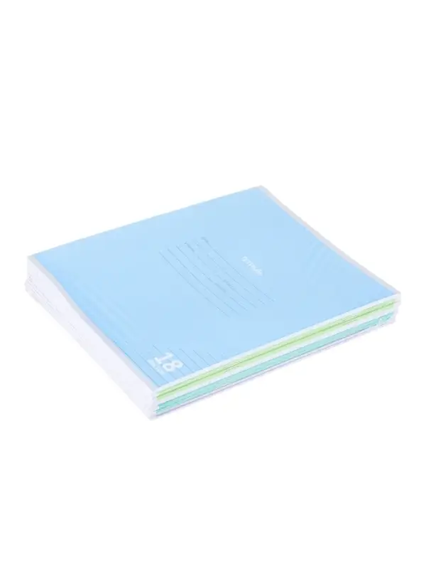 Компл тетр из 10шт 18л лин КПК "Пастель", обл мел карт, блок ОФСЕТ, 5 видов 10991554