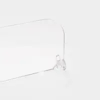 Пластиковый разделитель без ограничителя, 18.5-38.5&times;1.3&times;6 см, прозрачный