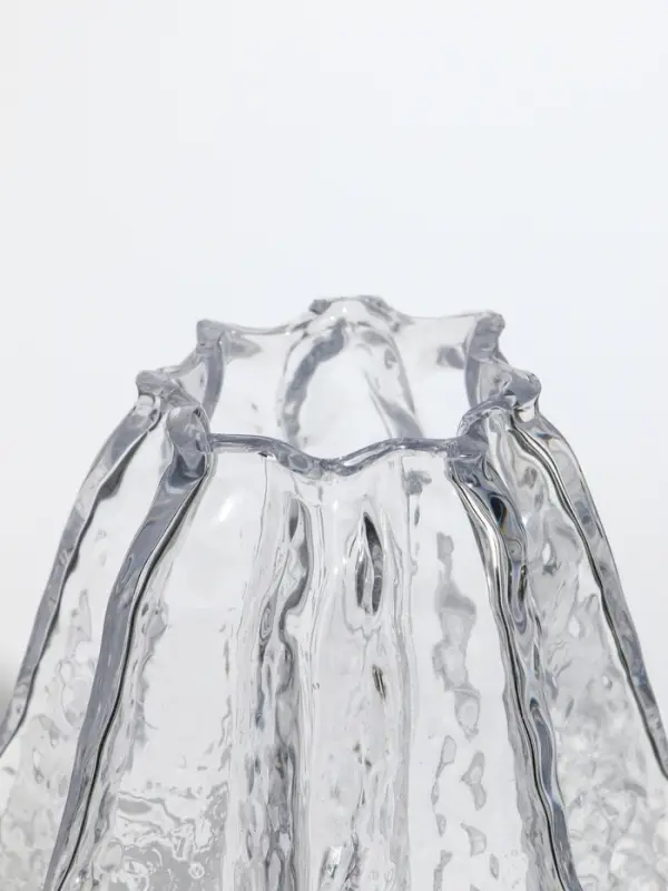 Ваза стекло настольная  Ваза стекло настольная "Кэли" 21х12х6 см, прозрачный