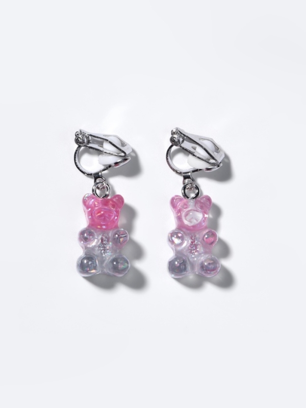 Набор Набор "Выбражулька" 6 пр.: цепочка единорог. 3 пары клипс кот, мишки, бабочки, брелок мишка 108411