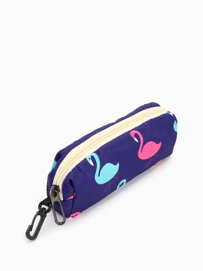 Рюкзак школьный &laquo;Фламинго&raquo;, с пеналом, 29&times;12&times;41 см, фиолетовый