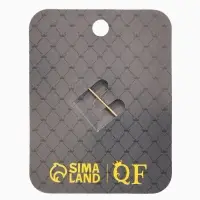 Брошь &laquo;Журавль&raquo;, парящий над морем, цветная в золоте