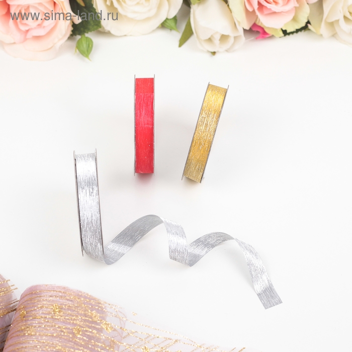 Лента упаковочная (ФАСОВКА 6 шт) микс, 1,2 см х 5 м Лента упаковочная (ФАСОВКА 6 шт) микс, 1,2 см х 5 м