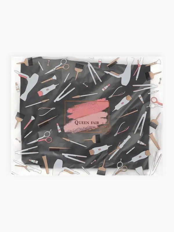 Фартук парикмахерский, одностронний, 3 кармана, чёрный Фартук парикмахерский, одностронний, 3 кармана, чёрный