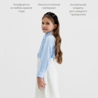 Юбка для девочки, MINAKU :Party Dress, цвет белый, рост 158 см