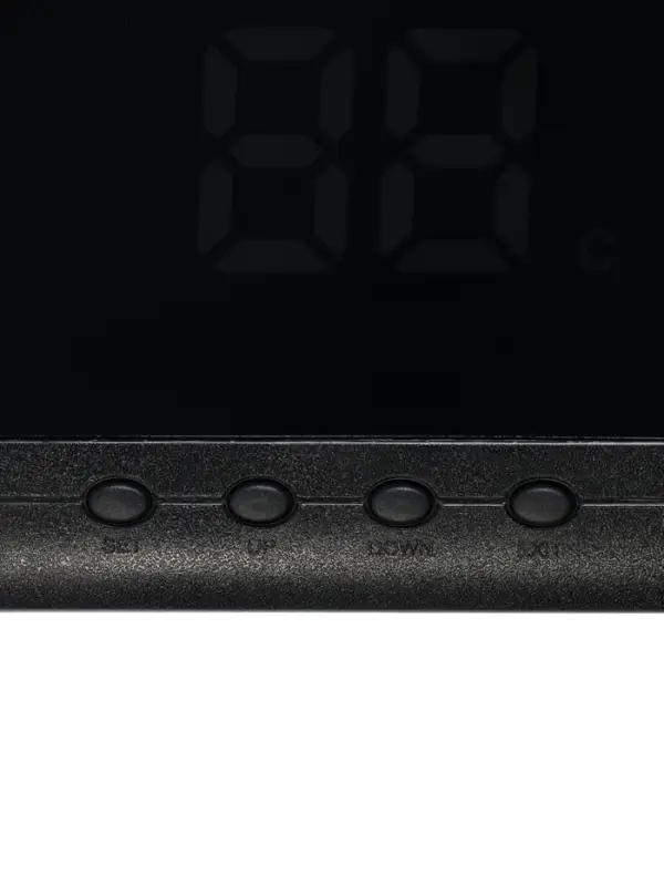 Часы электронные настенные, 47.5&times;25.3 см, синие цифры