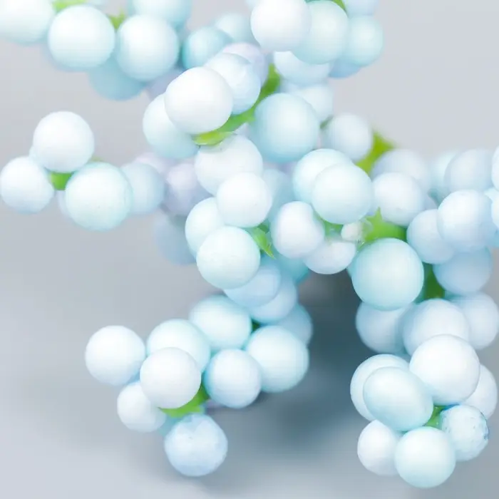 Декор для творчества веточка Декор для творчества веточка "Голубые шарики" 6х7 см