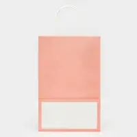 Пакет крафт «Радуга», нежно - розовый, 22×13×32 см, 80 г/м², 1 шт.