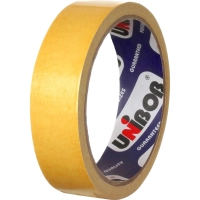 Клейкая лента двухсторонняя  UNIBOB 25мм х 10м (полипропилен)