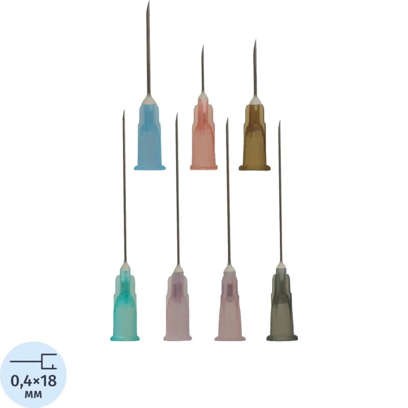 Игла инъекционная 27G (0,4х18 мм) luer Lock KD-Fine 100шт./уп