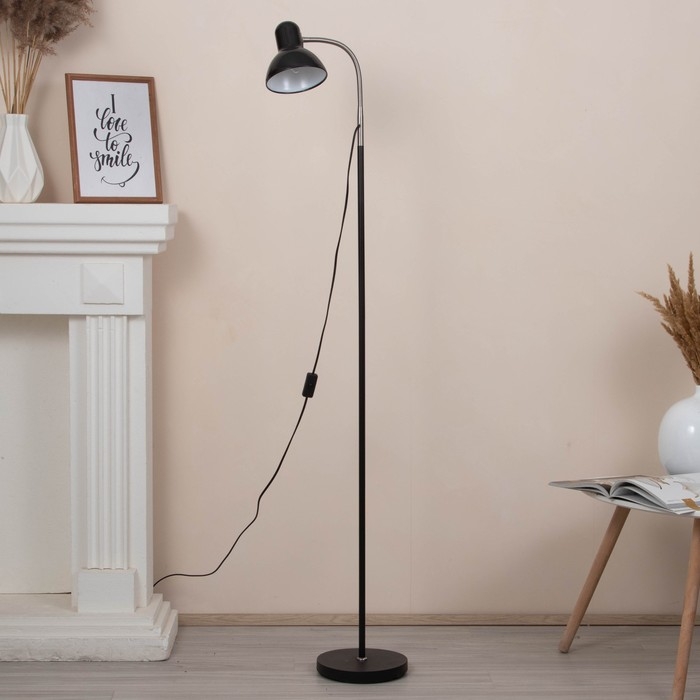 Торшер  Торшер "Деко" Е27 40Вт черный 21,5х21,5х165 см