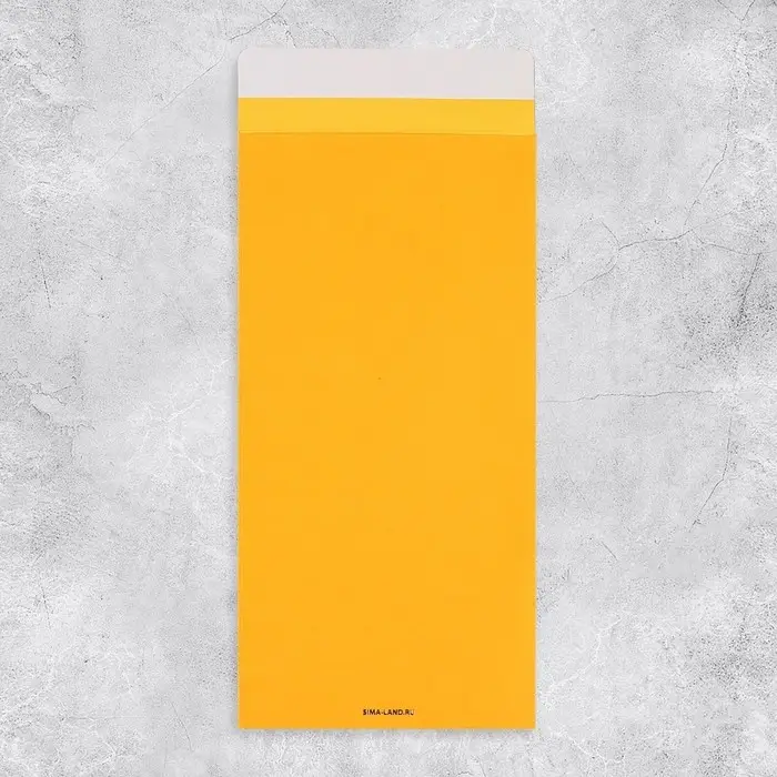 Подарочный конверт, «С Днем рождения!», тиснение, дизайнерская бумага, 11 × 22 см Подарочный конверт, «С Днем рождения!», тиснение, дизайнерская бумага, 11 × 22 см