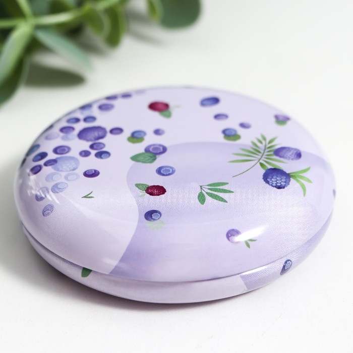 Шкатулка металл круглая Шкатулка металл круглая "Фрукты и овощи" фасовка 12 шт 1,8х7х7 см