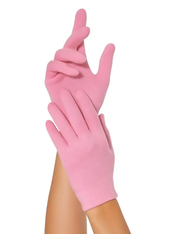 Набор увлажняющий, перчатки, носочки, один размер, розовый