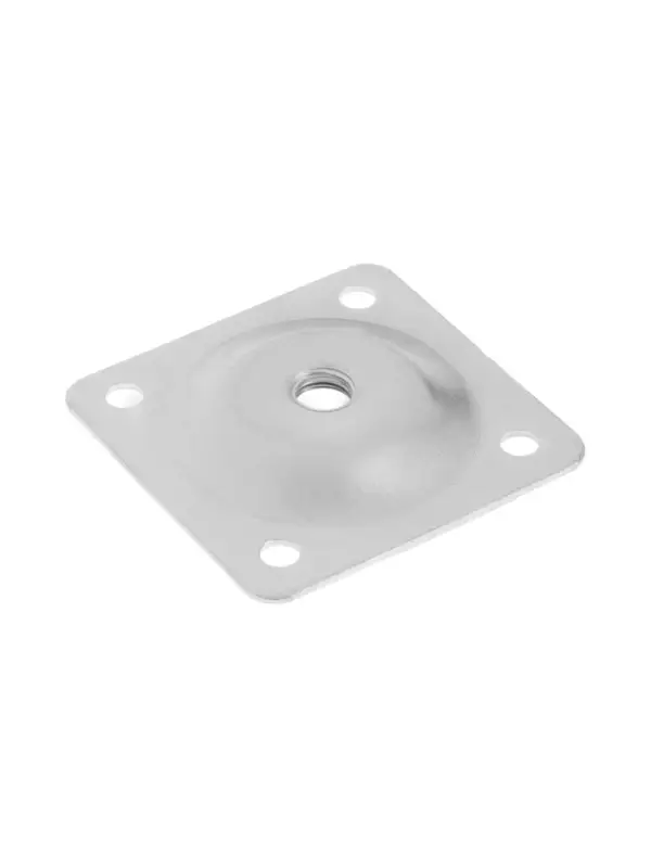 Крепления для мебельных ножек CAPPIO, 50&times;50 мм с закладной гайкой М8, угол14*, 4 шт.