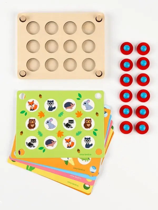 Мемо &laquo;Окружающий мир&raquo;, 12 окошек