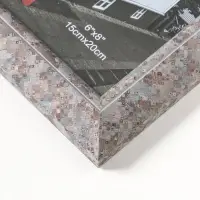 Фоторамка пластик 15х20 см "Марокканская мозаика" оттенки коричневого 25х20х2 см