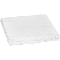 Полотенце Luscan махровое 30х30, 450 гр/м2, Oтель белый, Турция, 10 шт/уп