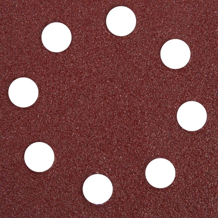 Круг абразивный шлифовальный под Круг абразивный шлифовальный под "липучку" ТУНДРА, перфорированный, 125 мм, Р40, 10 шт.