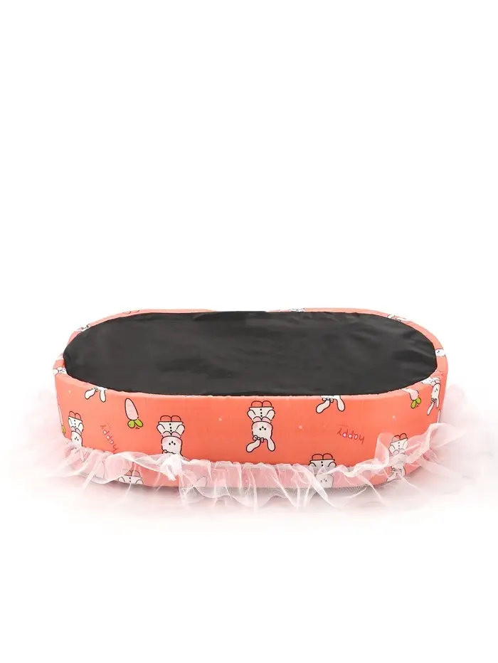 Кроватка для животных, 57&times;40&times;13 см, розовая