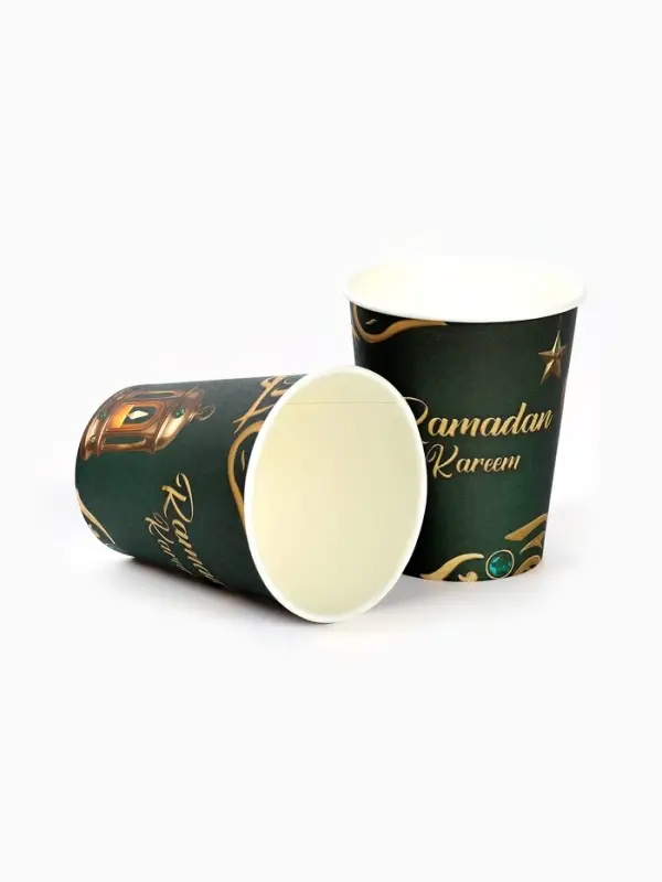 МП Набор бумжаной посуды «Ramadan Kareem», зелёный, 12 персон МП Набор бумжаной посуды «Ramadan Kareem», зелёный, 12 персон