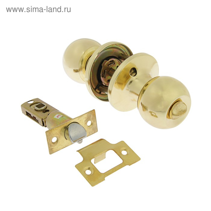 Защелка 1302, с фиксатором, без ключа, цвет золото Защелка 1302, с фиксатором, без ключа, цвет золото