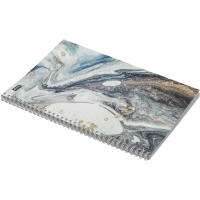 Бизнес-тетрадь А4,96л,кл,греб,ламин.обл. Attache Selection Fluid Серо-Голуб