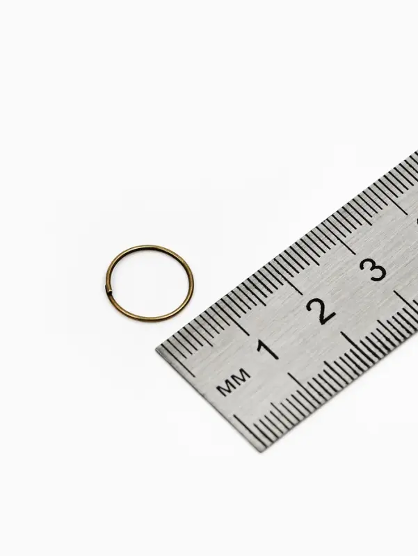 Кольцо соединительное 0.7&times;12 мм (набор 50 г, &plusmn; 440 шт.) СМ-995, бронзы