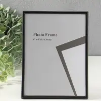 Фоторамка металл на 1 фото 15х20 см "Классик" чёрная 1,5х15,8х20,8 см Фоторамка металл на 1 фото 15х20 см "Классик" чёрная 1,5х15,8х20,8 см