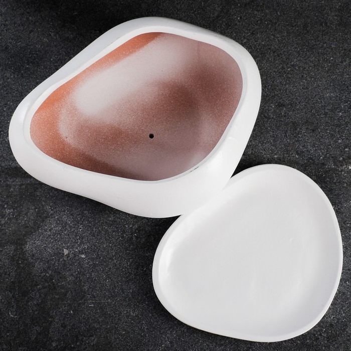 Горшок Горшок "Бонсай" для кактусов и суккулентов, большой белый, 2,5, л/ 24х28см