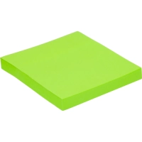 Стикеры Attache с клеев. краем 76х76, неон, зеленый 100л